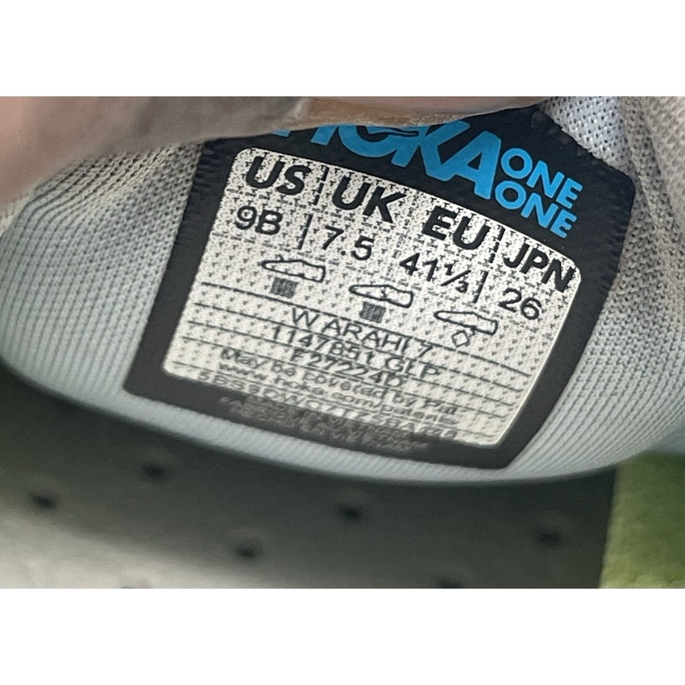 Hoka One One Sneakers Womens 9 B Arahi 7 1147851 GLP Gray Running Gym‎ Shoes - Picture 8 of 10